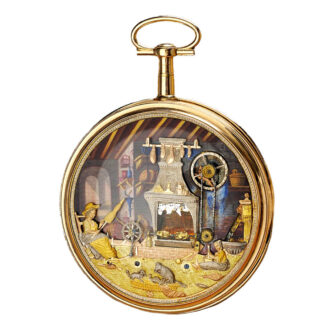 Important Swiss gold with seven automatons Circa 1900