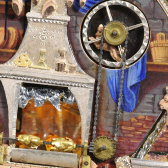 Important Swiss gold with seven automatons Circa 1900