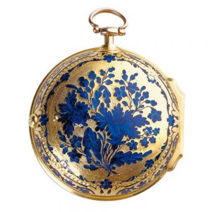 English gold pair cased watch with stoppable center seconds Circa 1771