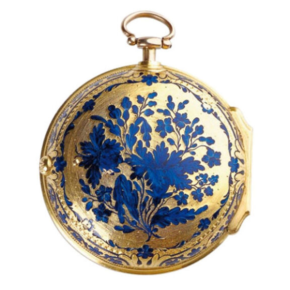 English gold pair cased watch with stoppable center seconds Circa 1771