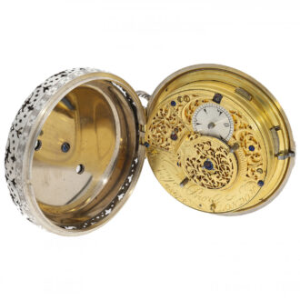 English self-strike coach clock with Grande Sonnerie Circa 1800