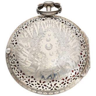 English self-strike coach clock with Grande Sonnerie Circa 1800