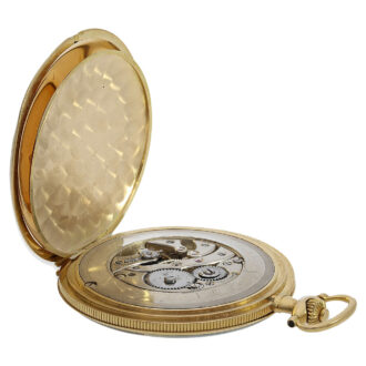 Rare Swiss gold enamel full hunter for the Indian market Circa 1925