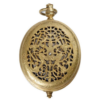 German gilt watch with hour self strike and alarm Circa 1580