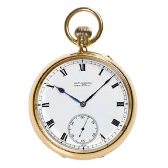 English precision lever with one minute tourbillon Circa 1910