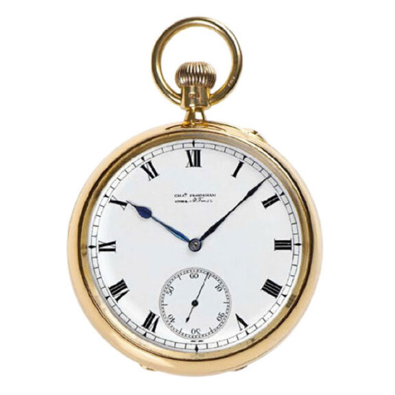 English precision lever with one minute tourbillon Circa 1910