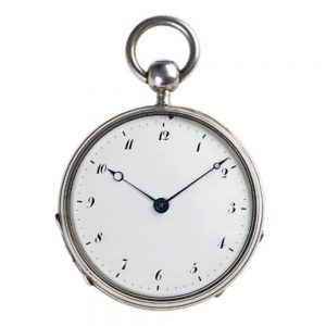 French silver quarter repeating pocket watch Circa 1812