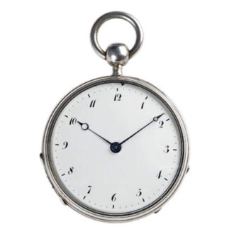 French silver quarter repeating pocket watch Circa 1812