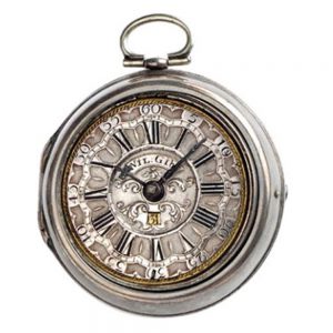 Dutch silver ognion with date Circa 1715