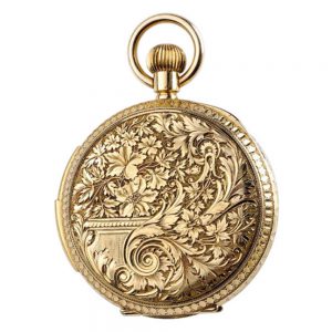 Swiss gold minute repeater with concealed erotic automaton Circa 1890