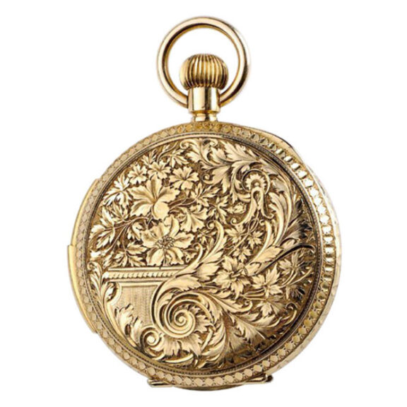 Swiss gold minute repeater with concealed erotic automaton Circa 1890 Swiss gold minute repeater with concealed erotic automaton Circa 1890