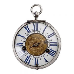 French verge pocket watch “Oignon” with alarm Circa 1700