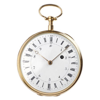 French gold quarter repeating double sided watch Circa 1785