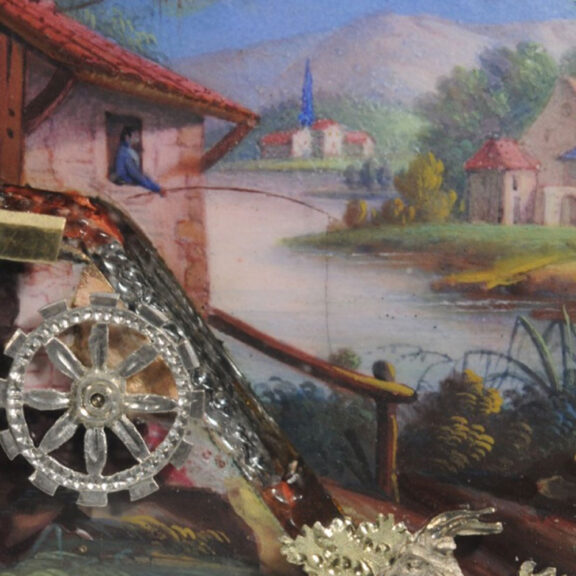 Important French gold with four automatons Circa 1800 Important French gold with four automatons Circa 1800