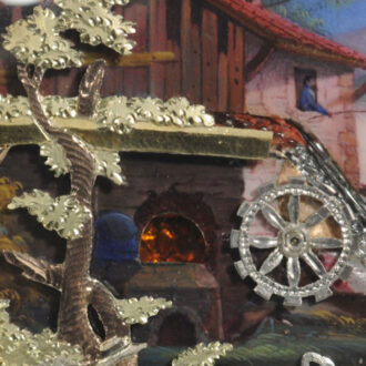 Important French gold with four automatons Circa 1800