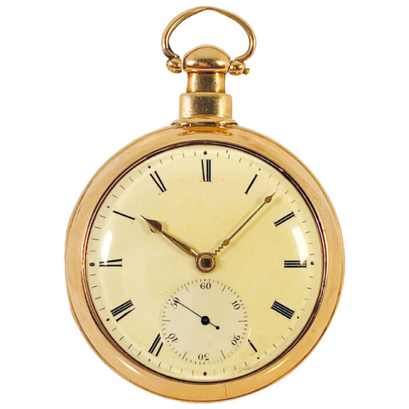English double cased watch with rack lever escapement Circa 1810