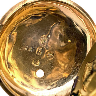 English double-case watch with rack lever escapement Circa 1810