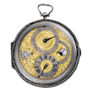 German silver very fine astronomical neck watch Circa 1720