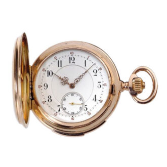 Swiss gold minute repeating pocket watch Circa 1900