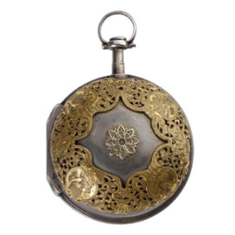 German silver verge watch with hunting case Circa 1690