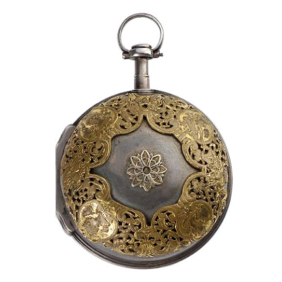 German silver verge watch with hunting case Circa 1690 German silver verge watch with hunting case Circa 1690