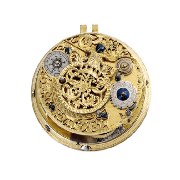 Austrian silver pair cased alarm watch Circa 1720 Austrian silver pair cased alarm watch Circa 1720