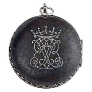 French silver one handed alarm coach clock Circa 1635