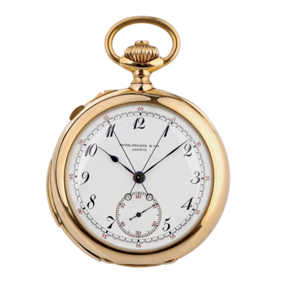 Swiss gold minute repeater pocket watch Patek Philippe Circa 1902