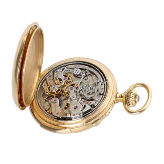 Swiss gold minute repeater pocket watch Patek Philippe Circa 1902