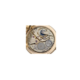 Swiss gold pocket watch with two time zone and centre seconds Circa 1872
