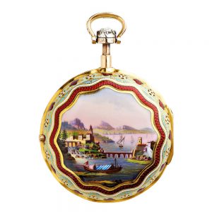 English gold cylinder watch for the Ottoman market Circa 1820