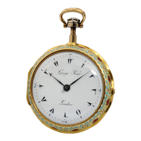 English gold cylinder watch for the Ottoman market Circa 1820 English gold cylinder watch for the Ottoman market Circa 1820