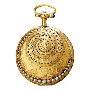 Swiss gold, form watch designed as a snake stone Circa 1800