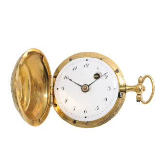 Swiss gold, form watch designed as a snake stone Circa 1800