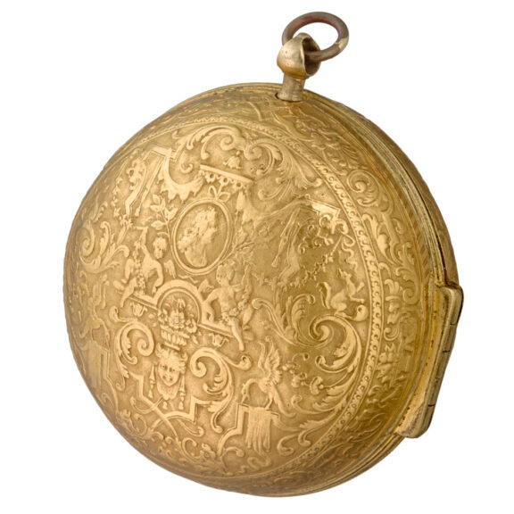 A French mock pendulum oignon single handed Circa 1680 A French mock pendulum oignon single handed Circa 1680