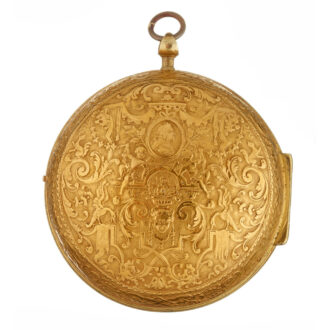 A French mock pendulum oignon single handed Circa 1680