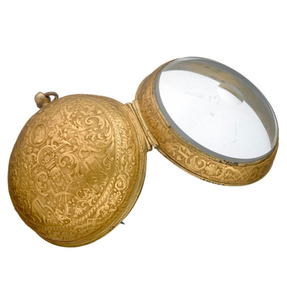 A French mock pendulum oignon single handed Circa 1680 A French mock pendulum oignon single handed Circa 1680