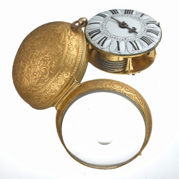 A French mock pendulum oignon single handed Circa 1680 A French mock pendulum oignon single handed Circa 1680