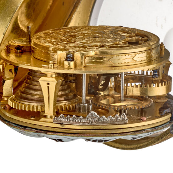 A French mock pendulum oignon single handed Circa 1680 A French mock pendulum oignon single handed Circa 1680
