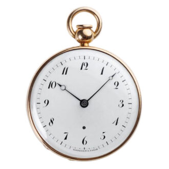 Swiss gold quarter repeater with cylinder escapement Circa 1815