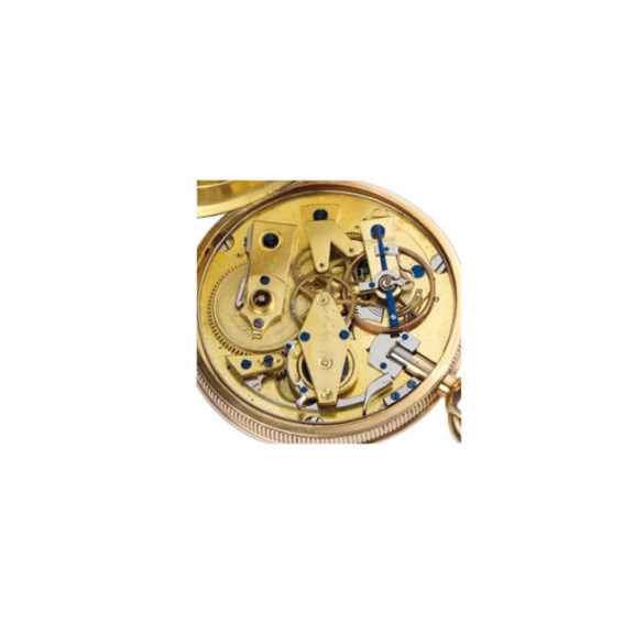 Swiss gold quarter repeater with cylinder escapement Circa 1815 Swiss gold quarter repeater with cylinder escapement Circa 1815
