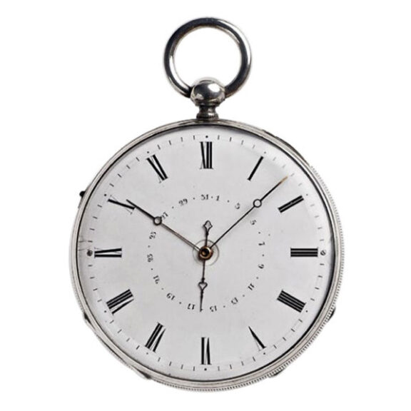Swiss silver watch with date and hour self strike “Grande Sonnerie” Circa 1850 Swiss silver watch with date and hour self strike “Grande Sonnerie” Circa 1850