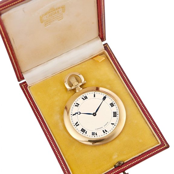Thin French 18K yellow gold keyless dress watch Circa 1920 Thin French 18K yellow gold keyless dress watch Circa 1920