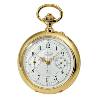 German Glashütte open faced pocket watch Circa 1896
