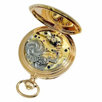 German Glashütte open faced pocket watch Circa 1896