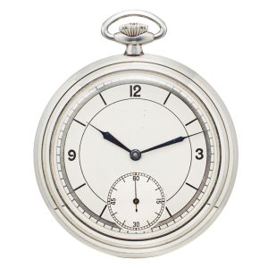 Swiss horological school stainless steel lever watch Circa 1935