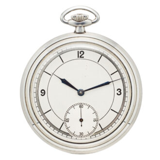 Swiss horological school stainless steel lever watch Circa 1935