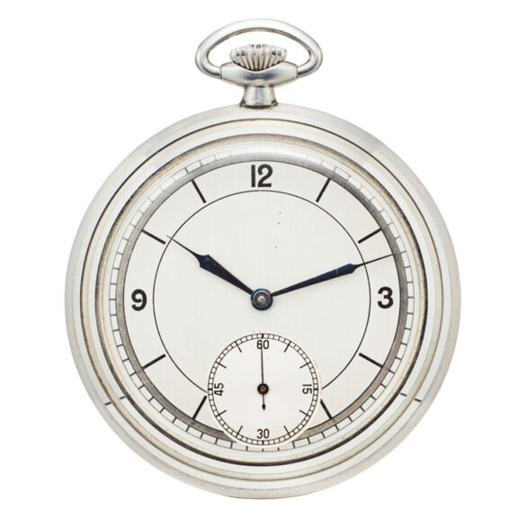 Swiss horological school stainless steel lever watch Circa 1935