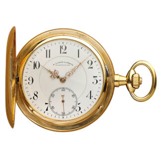 German 18k gold Glashütte pocket watch Circa 1910