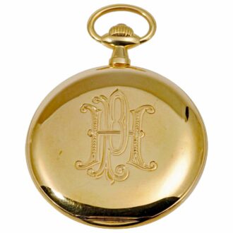 German 18k gold Glashütte pocket watch Circa 1910